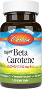 Carlson - Super Beta Carotene, 25000 (15 mg), 100 Softgels