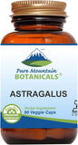 Pure Mountain Botanicals Astragalus Root Capsules 90 Kosher 470mg Organic