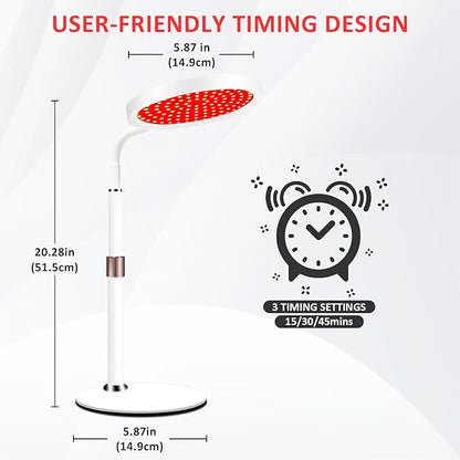 940nm Red Light Therapy for Face, 3-in-1 Chip 100LEDs Red