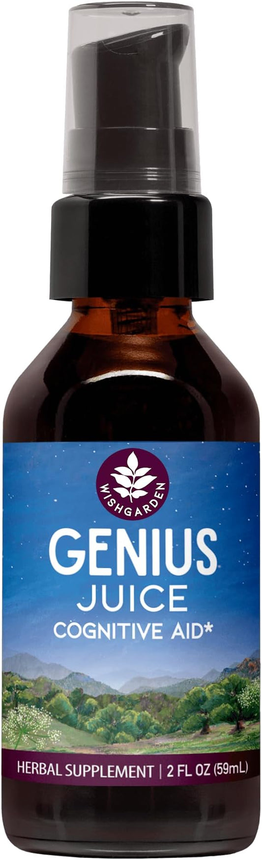 WishGarden Herbs Genius Juice 2oz