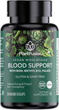 PlantFusion Vegan Iron Supplement for Women B12, Folate 60 Capsules