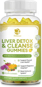 Liver Cleanse Detox & Repair Gummies 24 Potent w/3000MG Milk -60 Count