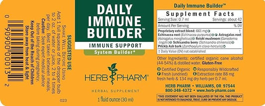 Herb Pharm Daily Immune Builder Herbal 1 Ounce