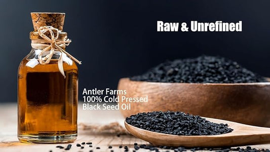 Antler Farms - Black Seed Oil -100% Pure, 60 Softgels, 500mg – 2% Thymoquinone,