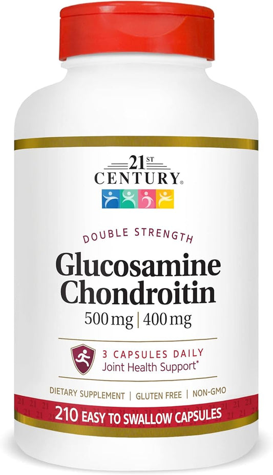 21st Century Glucosamine Chondroitin 500/400mg 210 Count