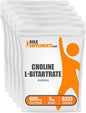 BulkSupplements.com Choline L-Bitartrate Powder - Choline Powder - Cognitive Support Supplements - Choline Supplements - Liver Focus Supplement - Choline Bitartrate Powder (5 Kilograms - 11 lbs)