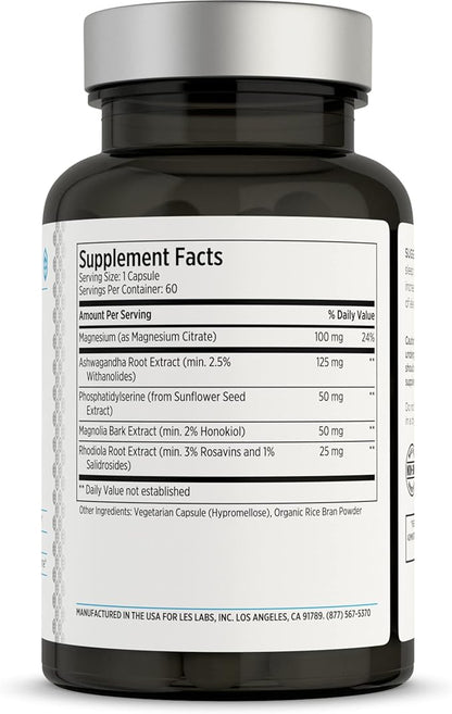 LES Labs Cortisol Health – Stress 60 Capsules