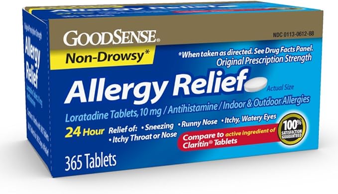 HealthCareAisle Allergy Relief Tablets 160 Count (2 Packs) 365 Count
