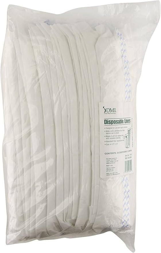 MABIS Stress Protectors Disposable Liners Pads, 350ml Capacity, 25 per