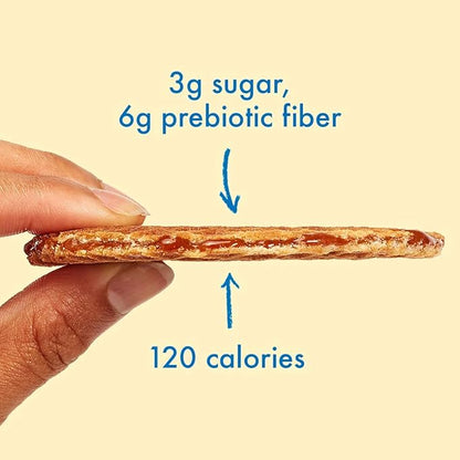 Rip Van Wafels Honey & Oats Stroopwafels - Healthy Snacks - Non GMO Snack - Keto Friendly - Office Snacks - Low Sugar (3g) - Low Calorie Snack - 48 Count (Pack of 1)