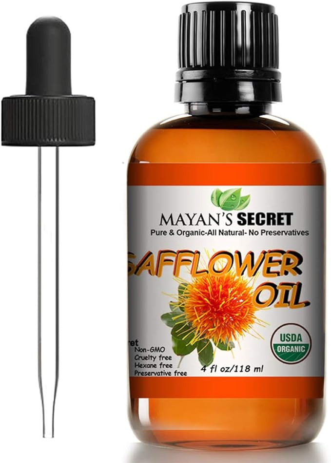 Mayan's Secret USDA Certified Organic Safflower omega-6 fatty