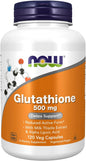 NOW Supplements, Glutathione 500 mg, 120 Veg