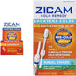 Zicam Cold Remedy Cherry Zinc Rapidmelts 25 Count and Zinc-Free Medicated Nasal Swabs 20 Count Bundle