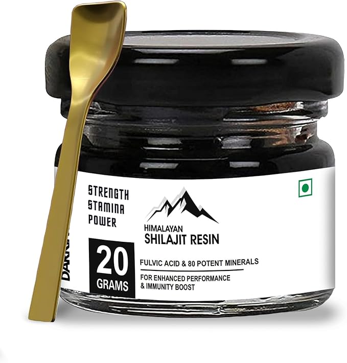 500mg Shilajit Supplement 84+ Fulvic