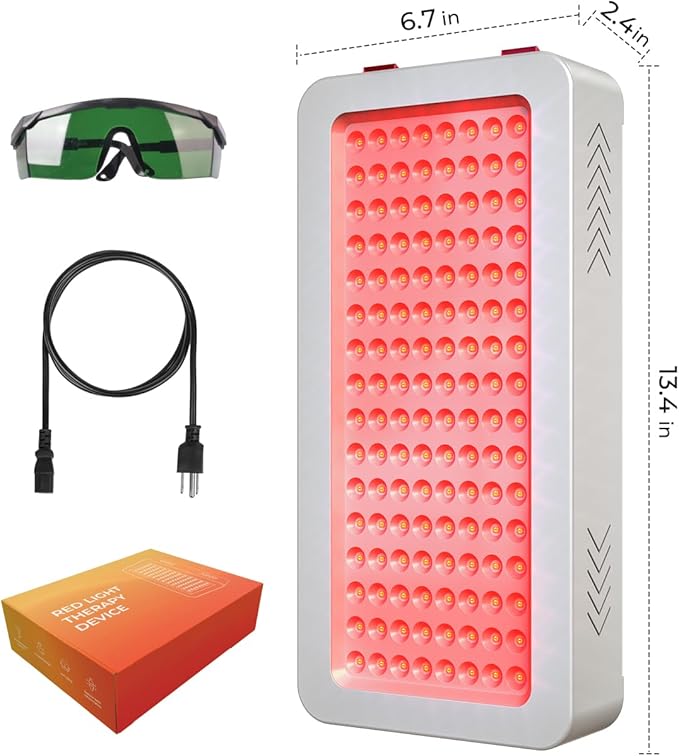 Red Light Therapy Panel for Body- 128W LED 660nm 850nm 850nm - 128 LEDs
