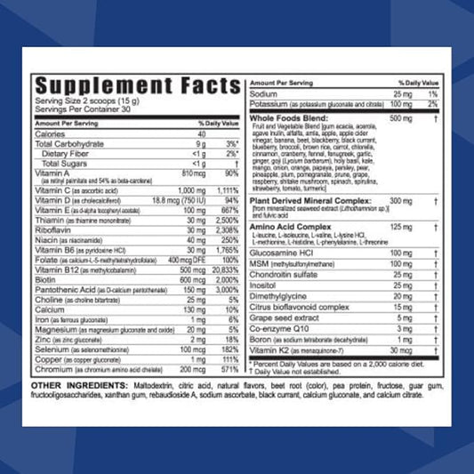 Youngevity Beyond Tangy Tangerine - Original Formula | Multi-Vitamin & Mineral Complex | Made with Natural & Whole Foods | 5,745 ORAC | 1 Pack