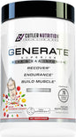 Cutler Nutrition Generate EAA and BCAA Powder: Best Branched Chain Amino Acids Supplement with Essential Amino Acids, 5g BCAAs, 2g EAAs for Lean Muscle Mass | Sour Rainbow Candy, 30 Servings