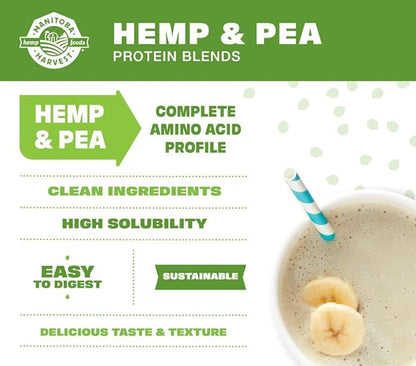 Manitoba Harvest Hemp Yeah! Organic Plant-Based 20g of 4g of 1.9g Omegas 3&6, Non-GMO, 16 Oz