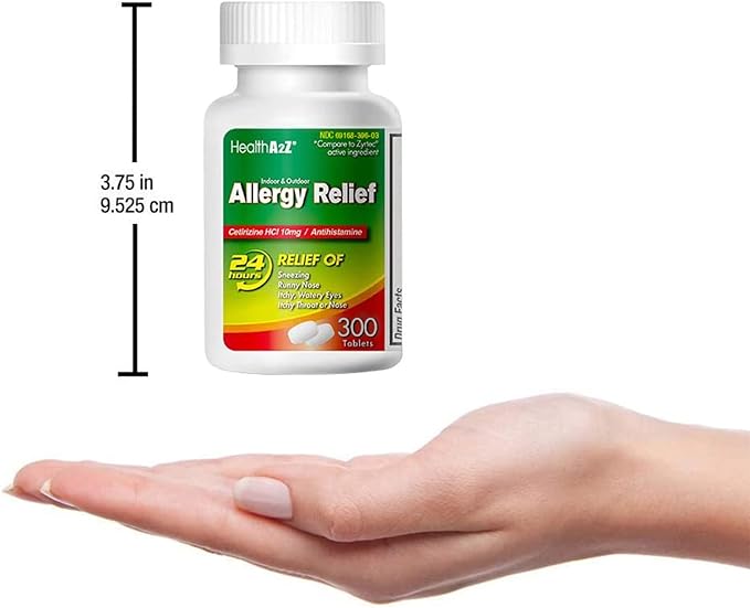 HealthA2Z® Allergy Relief 10mg | (300 Count 1))