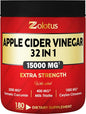 Zolotus 32in1 Apple Cider Vinegar Capsules, 15000mg with 180 Capsules