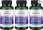 Swanson Triple Boron Complex - Bone Health and Joint Support Mineral Supplement - Citrate, Aspartate, Glycinate (250 Capsules) (3 Pack)