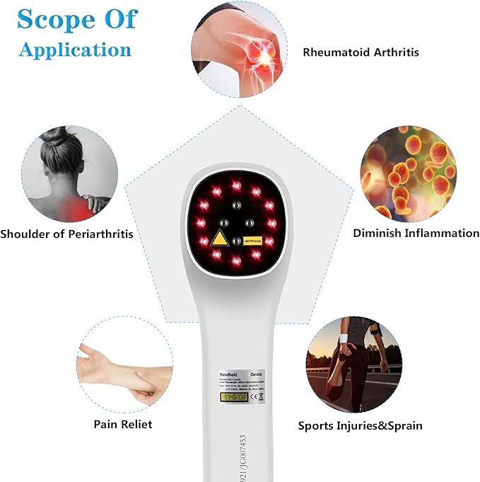 ColdL Red Light Device for Body, (12 x 650nm+4 x 808nm)
