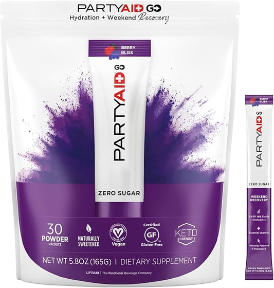 PARTYAID GO Feel Good Tonight and 5-HTP, B-Complex, 30 Count 1)
