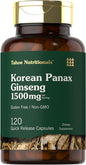 Carlyle Korean Panax Ginseng 1500mg | 120 Capsules