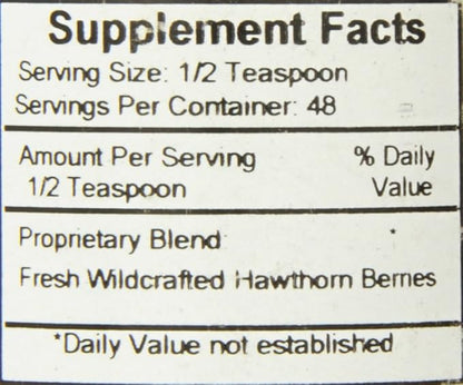 Dr. Christopher's Original Formulas Hawthorn Berry 4 Ounce