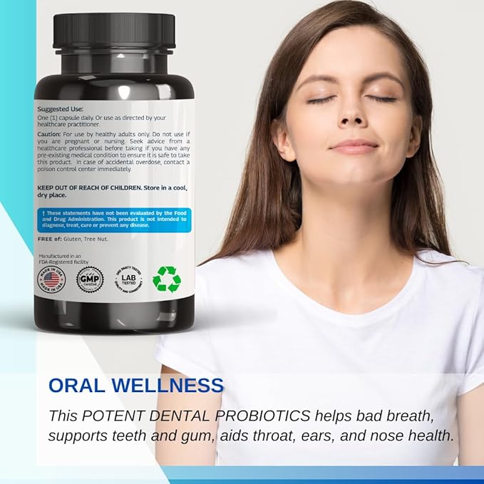 Lactobacillus Salivarius Oral Probiotics 45 Chewable