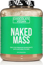 NAKED Mass - Chocolate Vegan Weight 8Lb Bulk, 1,280 Calories 11 Servings