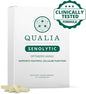 Qualia Senolytic Supplement, Fisetin, Quercetin, Piperlongumin & More, Aging Supplement That Supports Optimal Cell Repair & Rejuvenation, Naturally Eliminate Zombie Cells, 1 Month Supply