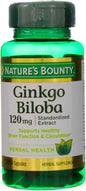 Nature's Bounty Ginkgo Biloba 120 mg 100 Capsules, 2