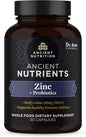 Probiotics and Zinc Supplement by Ancient 30 Count