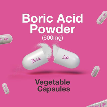 NutraBlast Boric Acid Vaginal Suppositories 100% Pure (14 Count)