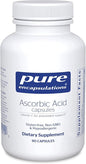 Pure Encapsulations Ascorbic Acid Capsules 1,000 mg 90 Capsules