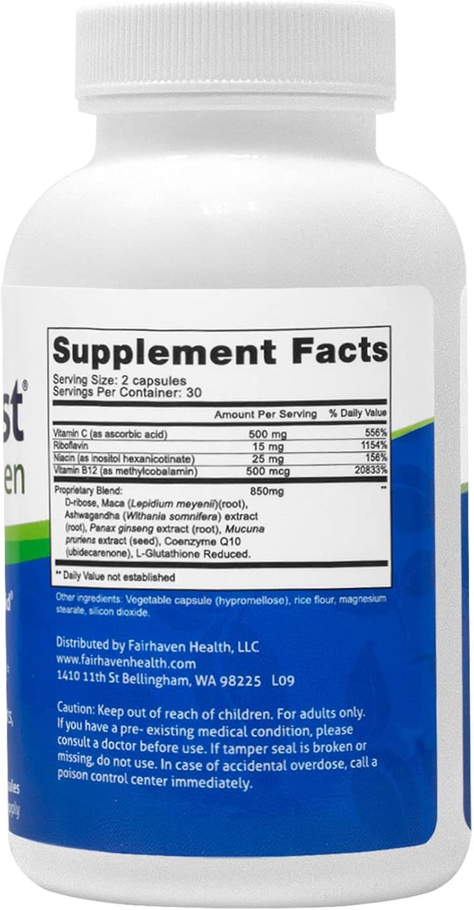 Fairhaven Health CountBoost for Men Optimal CoQ10-60 Capsules