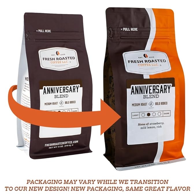 Fresh Roasted Coffee, Ethiopian Yirgacheffe Kochere, 12 oz, Medium Roast, Kosher, Whole Bean