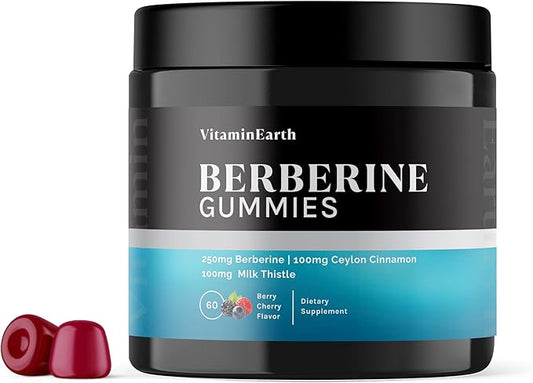Berberine Gummies with Ceylon Cinnamon & 60 Count