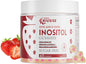 Inositol Gummies, Inositol Supplement with Myo-Inositol & D-Chiro Inositol + Vitamin D3, Ideal 40:1 Ratio, with Magnesium Glycinate 400mg, Supports Regular Cycle for Women, Vegan, 60 Gummies