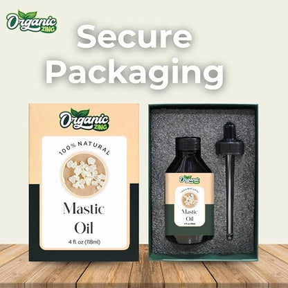 Mastic (Pistacia Lentiscus) Oil | Pure & Natural Essential Oil for Skincare, Aroma & Massage- 118ml/4 fl oz