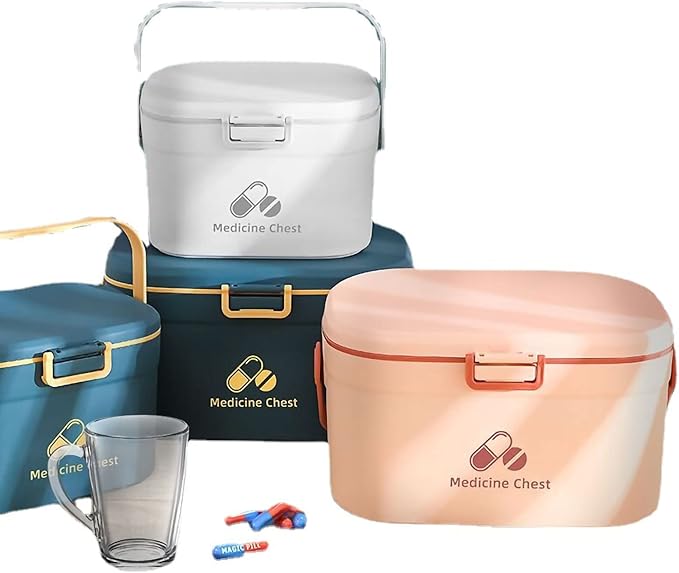 First Aid Box, Empty Medicine Box 2 Layer