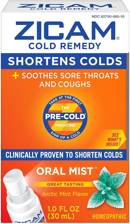 Zicam Cold Remedy Zinc Arctic Mint 1 Ounce 2)