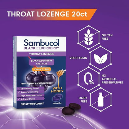SAMBUCOL Pastilles 20Ct, 20 CT
