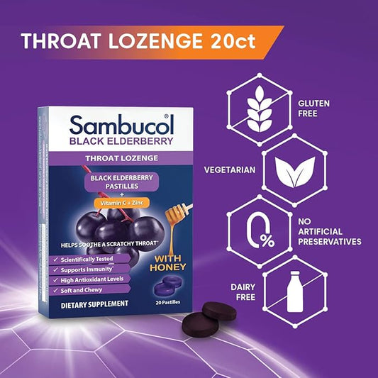 SAMBUCOL Pastilles 20Ct, 20 CT