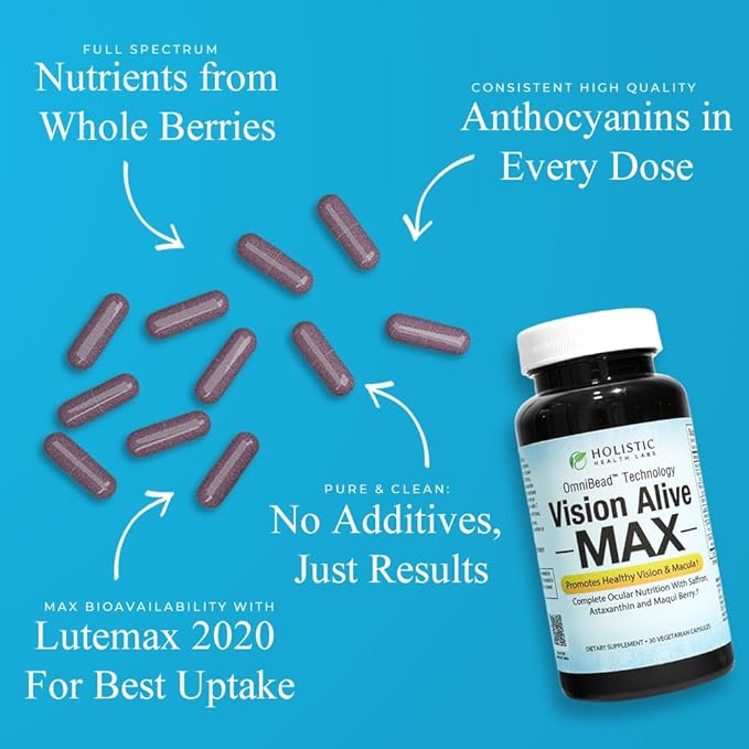 Vision Alive Max with 8 Natural 2020, Bilberries, c3g from (30 Count 1))