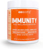 GOBIOTIX Vitamin C - Immune Defense Support Supplement - Immunity Powder Wellness Booster - Vegan Superfood - Elderberry, Turmeric, B12 Vitamin Supplement, Non-GMO and Sugar Free (Orange)