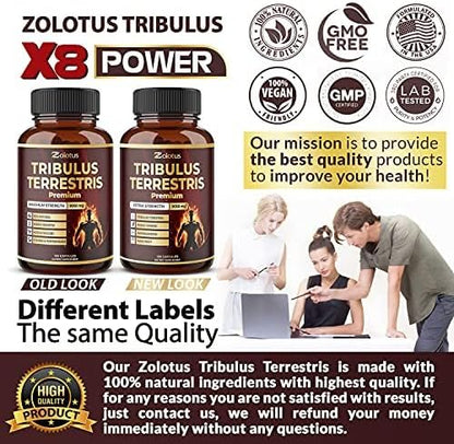 Tribulus Terrestris Supplement for Men & 9050mg Per 5-Month Supply