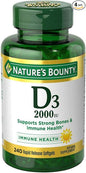 Nature's Bounty D3-2000 IU, 240 Softgels 4)