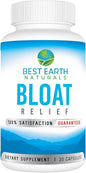 Best Earth Naturals Bloat Relief - Water Supplement with Dandelion, Green Tea, Cranberry, Apple Cider Vinegar & More 30 Count